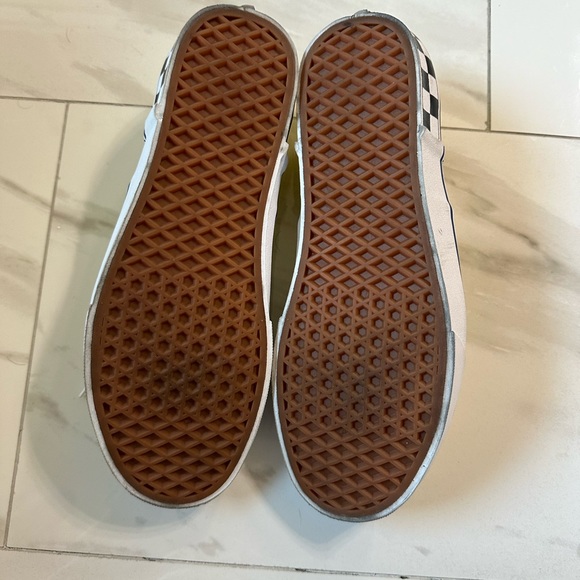 Vans Authentic Check Block Blazing Yellow. Mens size 11.5 - Picture 5 of 5